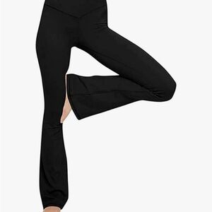Black High-Waisted cross over leggings